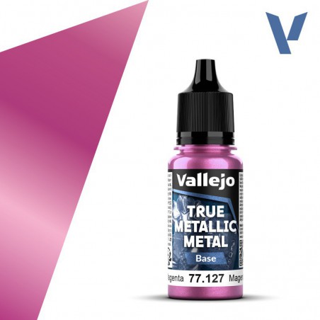 Vallejo, Crimson Magenta (Base) - 18ml - True Metallic Metal