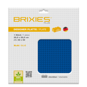 Brixies - Grondplaat Blauw 32x32