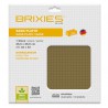 Brixies - Grondplaat Donker Bruin 32x32
