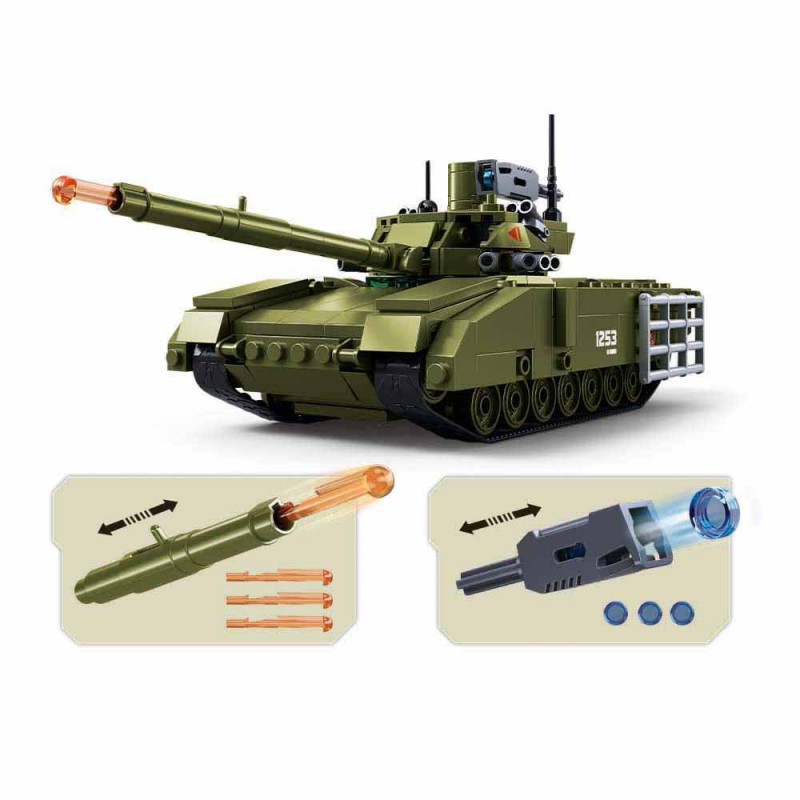Sluban ModelBricks Army de Armata Tank T14S
