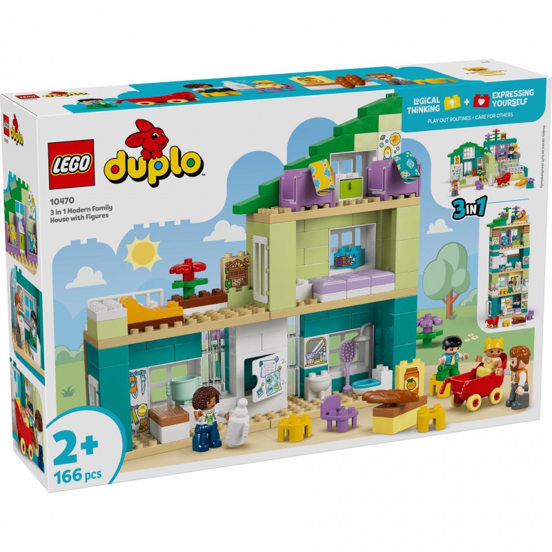 LEGO DUPLO - 10470 3-in-1 Modern woonhuis met figuren
