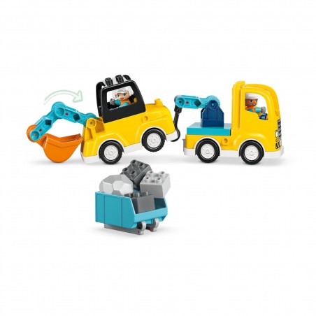 LEGO DUPLO - 10475 3-in-1 Bouwvoertuigen