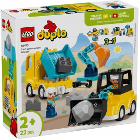 LEGO DUPLO - 10475 3-in-1 Bouwvoertuigen