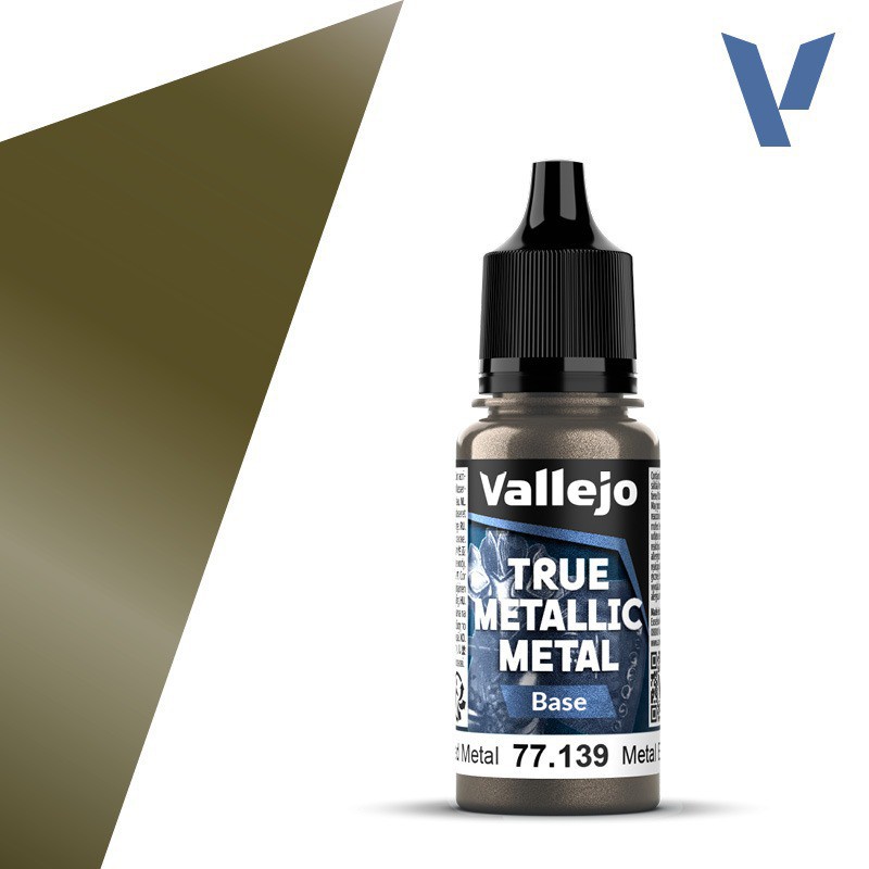 Vallejo, Aged Metal (Base) - 18ml - True Metallic Metal
