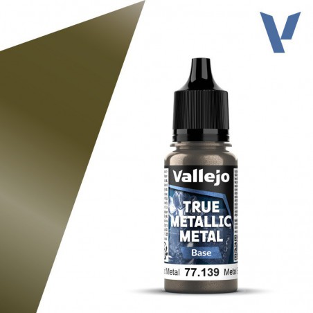 Vallejo, Aged Metal (Base) - 18ml - True Metallic Metal