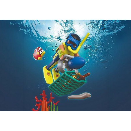 Playmobil City Action - Politieduiker met schat, 72078