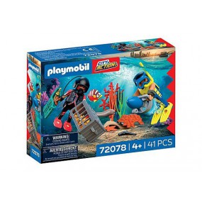 Playmobil City Action - Politieduiker met schat, 72078