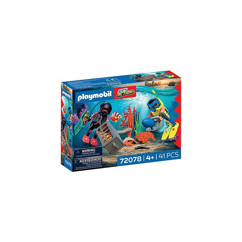 Playmobil City Action - Politieduiker met schat, 72078