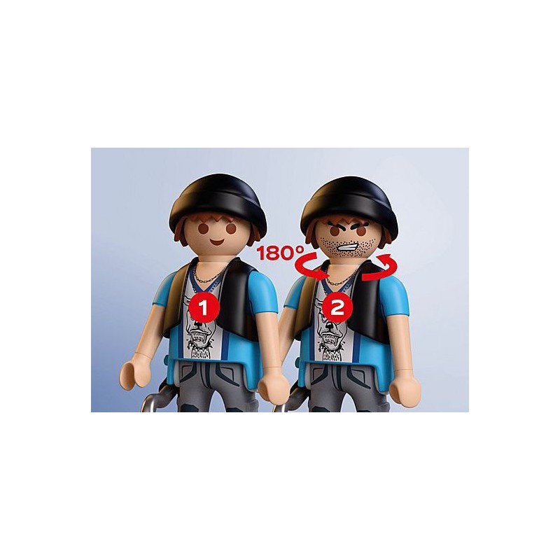 Playmobil City Action - Achtervolging met motorfiets, 72079