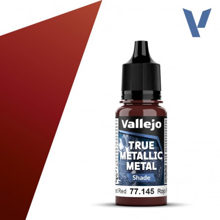 Vallejo, Forged Red (Shade) - 18ml - True Metallic Metal