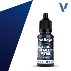 Vallejo, Ultramarine Blue (Shade) - 18ml - True Metallic Metal