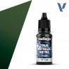 Vallejo, Amber Green (Shade) - 18ml - True Metallic Metal