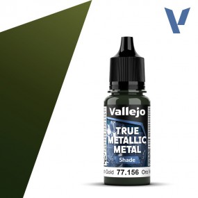 Vallejo, Greenish Gold (Shade) - 18ml - True Metallic Metal