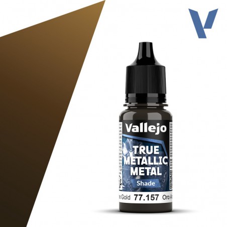 Vallejo, Arcane Gold (Shade) - 18ml - True Metallic Metal