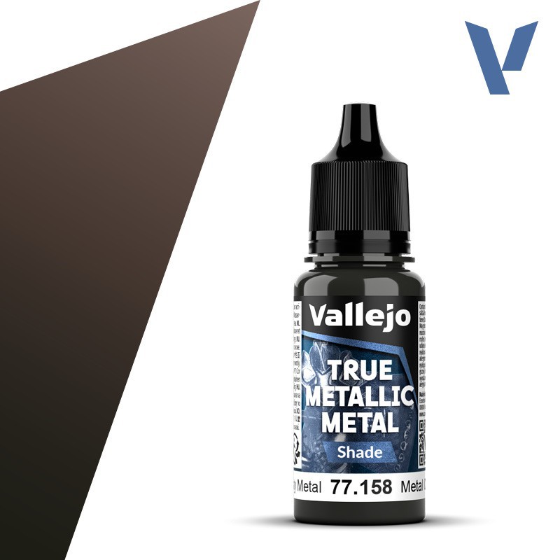 Vallejo, Rusty Metal (Shade) - 18ml - True Metallic Metal