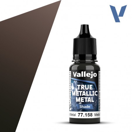 Vallejo, Rusty Metal (Shade) - 18ml - True Metallic Metal