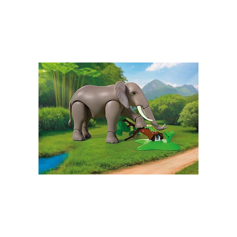 Playmobil Animals & Friends - Olifant met dierenverzorger, 72068