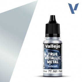 Vallejo, Sterling Silver (Airbrush) - 18ml - True Metallic Metal
