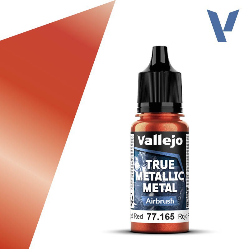 Vallejo, Forged Red (Airbrush) - 18ml - True Metallic Metal