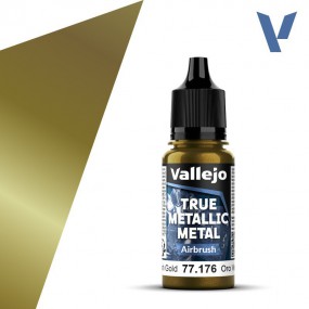 Vallejo, Greenish Gold (Airbrush) - 18ml - True Metallic Metal