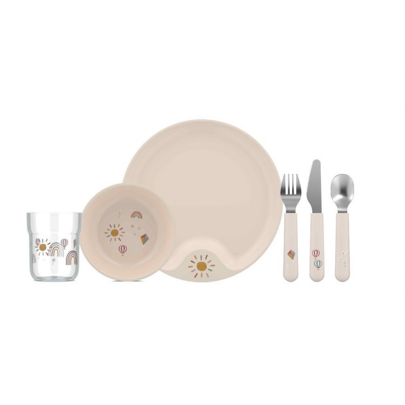 Mepal - Mio Kinderserviesset 6-delig, Sunshine & Rainbow