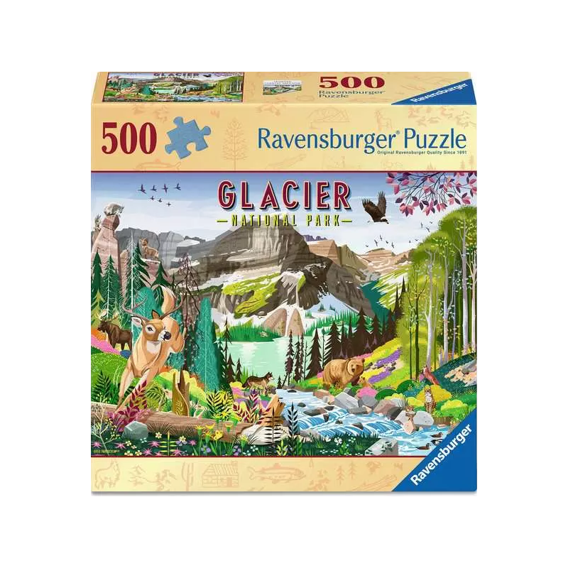 Glacier National Park, 500 stukjes Ravensburger