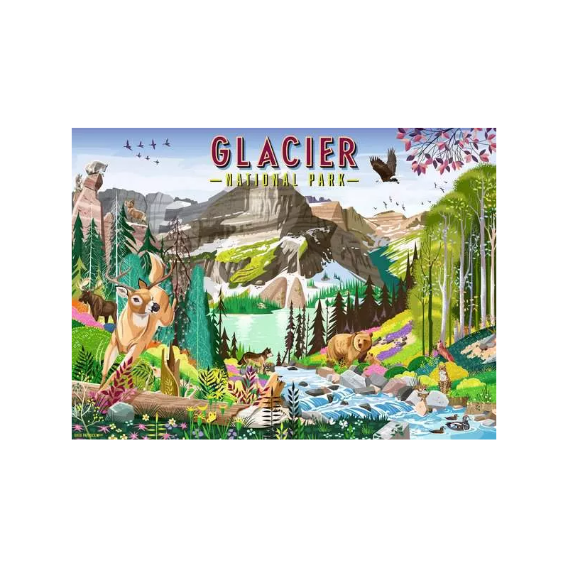 Glacier National Park, 500 stukjes Ravensburger