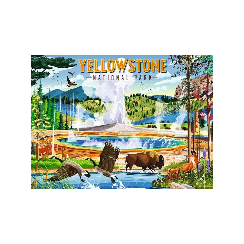 Yellowstone National Park, 500 stukjes Ravensburger