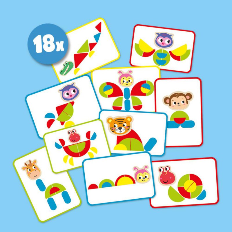 SES - Montessori, Dieren Vormen Naleggen