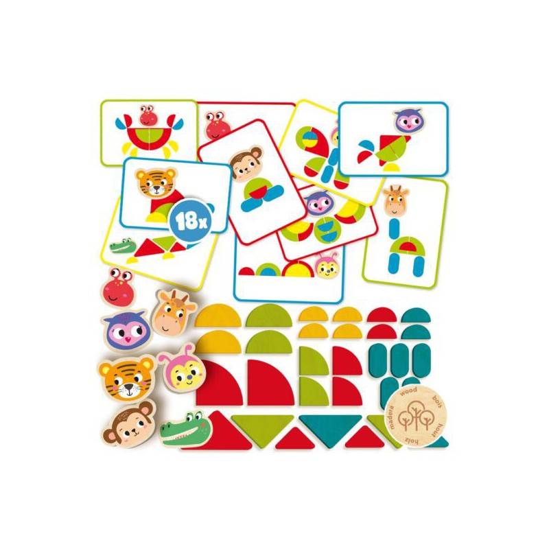 SES - Montessori, Dieren Vormen Naleggen