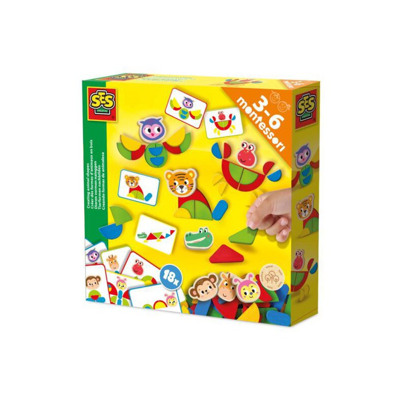 SES - Montessori, Dieren Vormen Naleggen