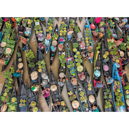 Floating Market, Indonesia 500 stukjes Ravensburger