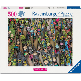 Floating Market, Indonesia, 500 stukjes Ravensburger