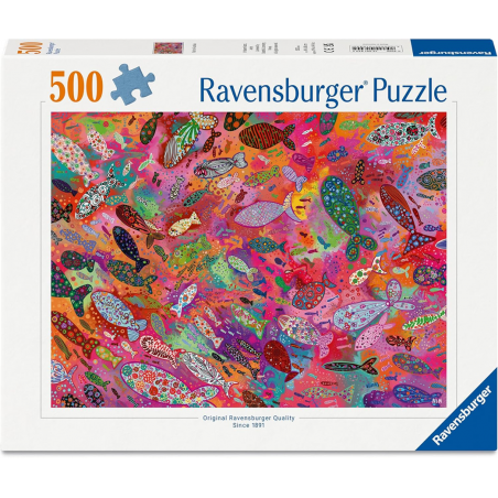 Fish in Fuchsia, 500 stukjes Ravensburger