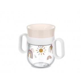 Mepal - Mio 360° drinkbeker 200 ml, Sunshine & Rainbow