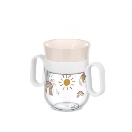 Mepal - Mio 360° drinkbeker 200 ml, Sunshine & Rainbow