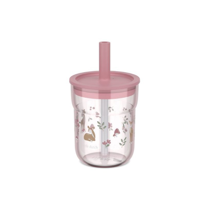 Mepal - Mio kinderglas met rietje 250ml, Fairy Garden