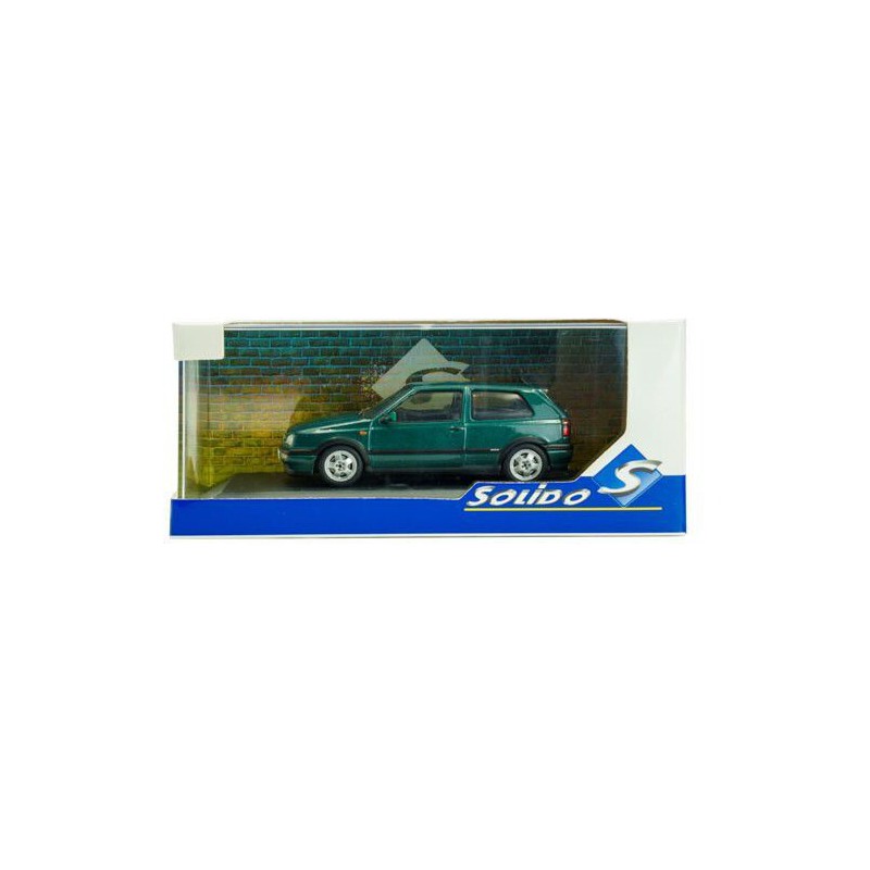 VW Golf MKIII VR6 '94, groen (Dragon green pearl) - 1:43 - Solido