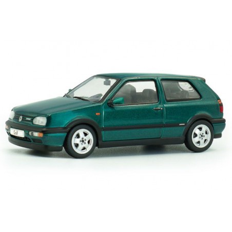 VW Golf MKIII VR6 '94, groen (Dragon green pearl) - 1:43 - Solido