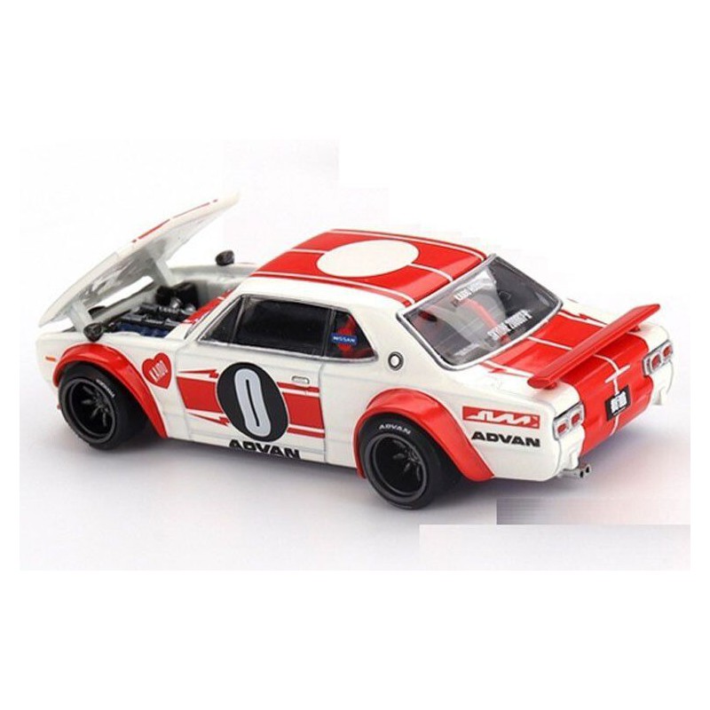 Nissan Skyline GT-R (KPGC10) Kaido Works V2 '69, Kaido House 1:64, Mini GT
