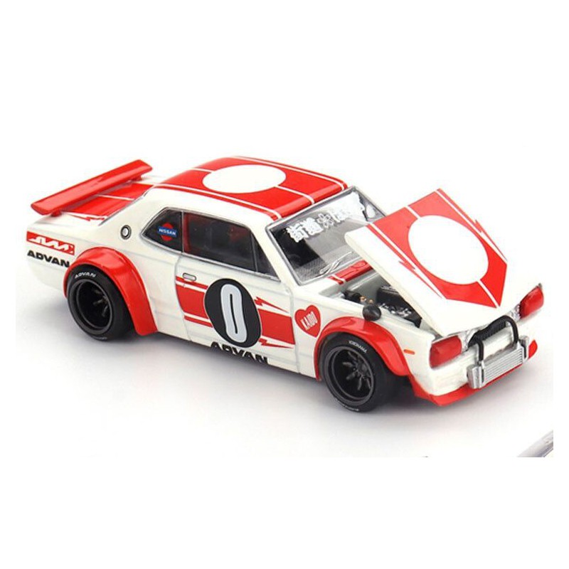 Nissan Skyline GT-R (KPGC10) Kaido Works V2 '69, Kaido House 1:64, Mini GT