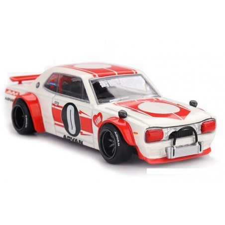 Nissan Skyline GT-R (KPGC10) Kaido Works V2 '69, Kaido House 1:64, Mini GT
