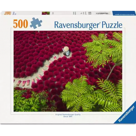 A sea of red, 500 stukjes Ravensburger