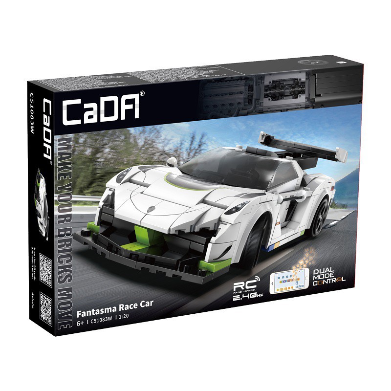 CaDA C51083W - Fantasma raceauto - RC Bouwset