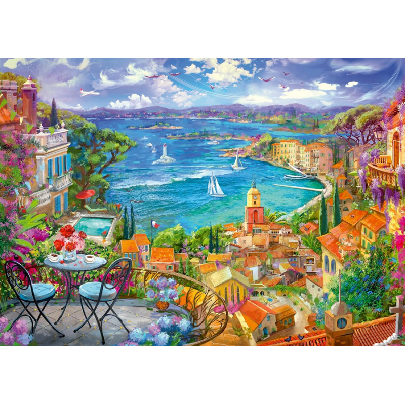 1000stukjes puzzel Ravensburger St. Tropez