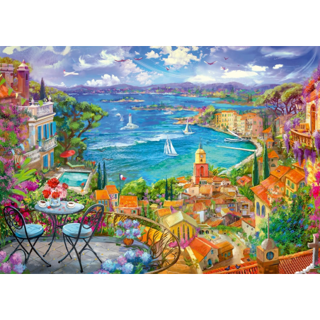 1000stukjes puzzel Ravensburger St. Tropez