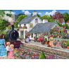 1000stukjes puzzel Ravensburger Whistle stop cottage
