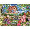 1000stukjes puzzel Ravensburger A bird's banquet