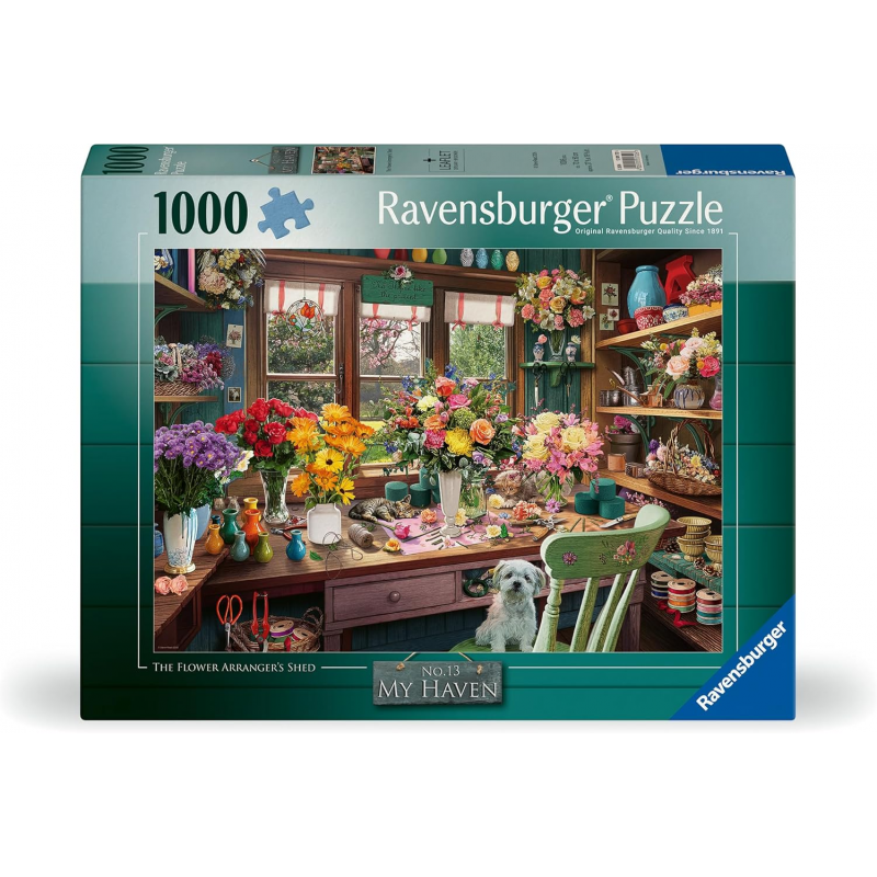 The Flower Arranger's shed, 1000 stukjes Ravensburger