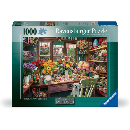 The Flower Arranger's shed, 1000 stukjes Ravensburger